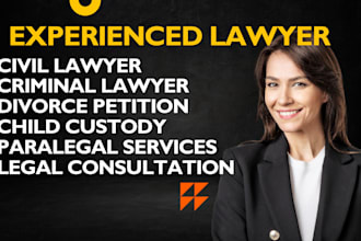 your lawyer, paralegal in criminal, family, child custody cases
