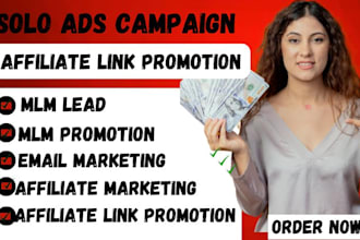 do organic USA solo ads promotion affiliate link marketing leads MLM promotion