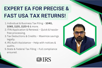 do USA tax returns 1040, 1120, 1065 and e file