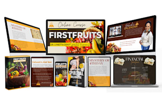 design digital product mockup, ecover bundle and online course bundle