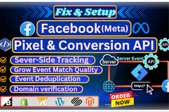 setup meta pixel, conversion API via GTM for accurate data tracking and growth