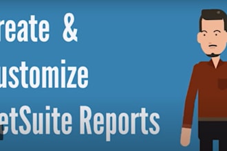 create and update the custom saved search and report customization in netsuite