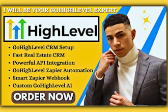 automate gohighlevel real estate crm zapier webhook makecom automation gemini ai