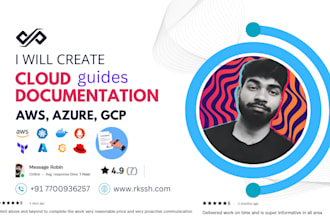 create cloud documentation guides AWS, azure, gcp