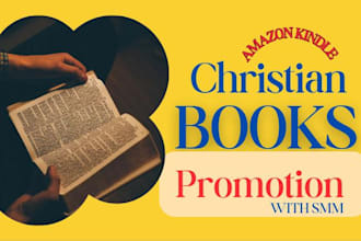 amazon christian book promotion, kindle ebook marketing
