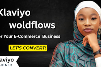 setup email marketing flows and templates in klaviyo for ecommerce