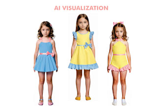create tech packs and technical flats for kids clothing