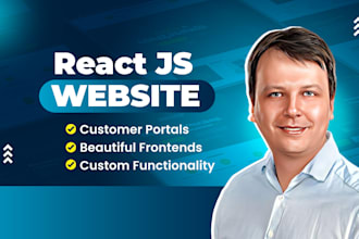 create a react website