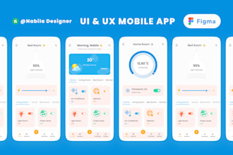 design figma mobile app, web app ui ux design