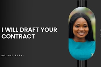 draft your legal contract and agreement