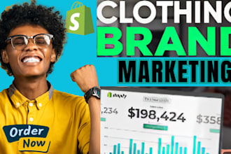 clothing brand marketing, shopify store promotion, clothing brand promotion sale