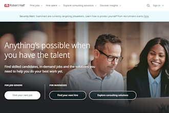 design recruitment website staffing consultancy job posting agency website
