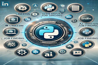 automated python bots for linkedin messaging, job finder bot, application bot