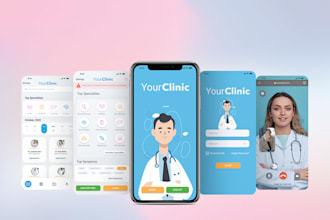 develop professional telehealth telemedicine web mobile apps doctor app
