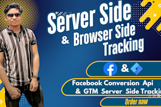 set up facebook conversion API , server side tracking for accurate data