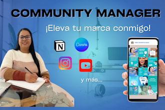 community manager social media manager, content marketing