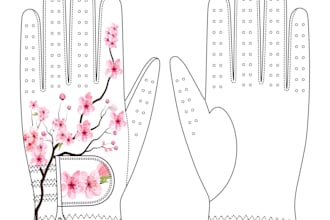 design eye catching golf gloves that sell fast