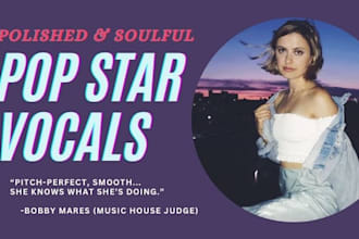 be your female pop singer or electronic dance pop singer