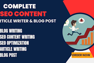 do blog writing and seo content writer article writer blog post writing
