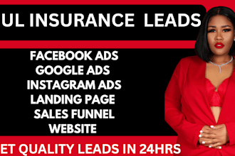 iul insurance leads iul insurance broker leads facebook ads instagram ads