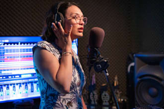 produce a contemporary christian worship song  female gospel vocalist lyricist