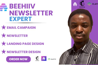 design beehiiv newsletter, landing page, full subscriber setup