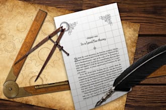 create a custom fantasy book layout template in indesign