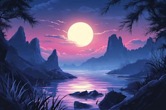 do concept art, game art asset, fantasy landscape character