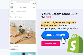 shopify ecommerce website development shopify store shopify dropshipping store
