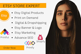 do etsy digital product setup shopify etsy print on demand