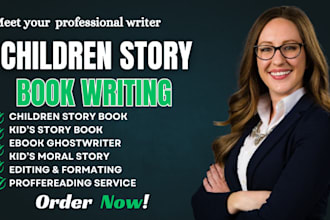children story book, kids story, ghost book writer, rewrite, kdp ebook writing