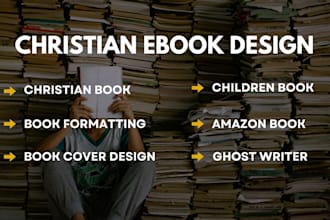 edit christian ebook ghostwrite design format prayer book devotional journal