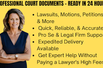 write legal complaint and agreement