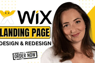 wix website design, redesign wix business website wix ecommerce wix landing page