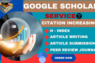 increase google scholar citations in a peer reviewed index journal