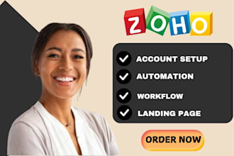 setup zoho zoho one zoho commerce zoho campaign zoho CRM zoho landing page