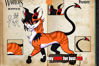 draw your warrior cats or your oc in warrior cats