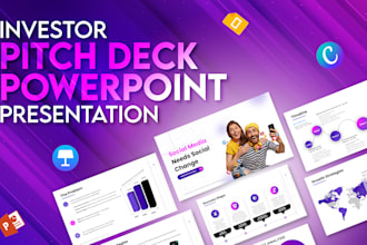 do powerpoint presentation and investor pitch deck design