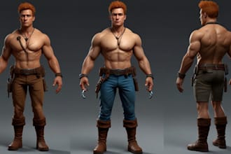 sculpt 3d action figure articulated figure 3d toy 3d model stl for 3d printing