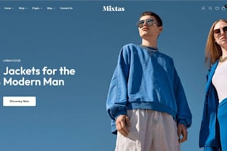 design dynamic clothing ecommerce website streetwear website clothing website