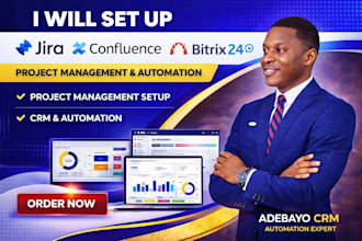 setup bitrix24 email automation jira confluence redmine qoute project management