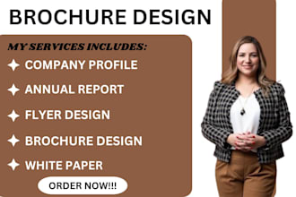 design brochure flyer design corporate company profile annual report white paper