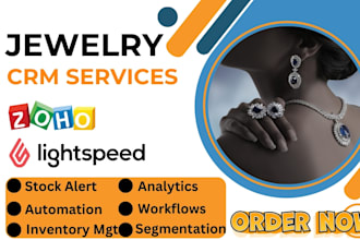 setup jewelry crm lightspeed vend square salesforce crm zoho rms cloud noble crm
