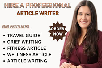 write grief wellness fitness and mental health article writing travel guide