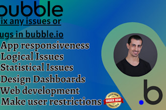 fix any bugs or issues in your bubble io or website as a bubble developer