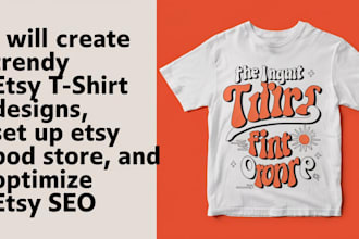 do etsy tshirt design printify printful etsy store setup print on demand mockups