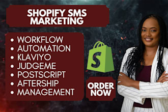 design shopify store sms marketing one recart klaviyo postscript yotpo aftership