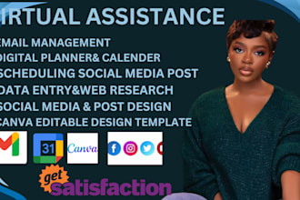 do email management, mailchimp,klaviyo data entry, post,campaign, canva design