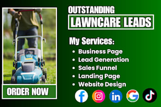 lawncare  landscaping leads lawn care  junk removal website