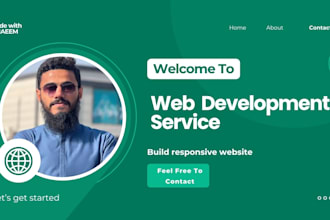design responsive website as a front end developer